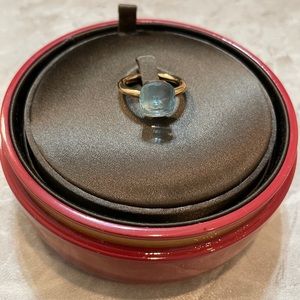 Pomellato Nudo Classic Ring Blue Topaz